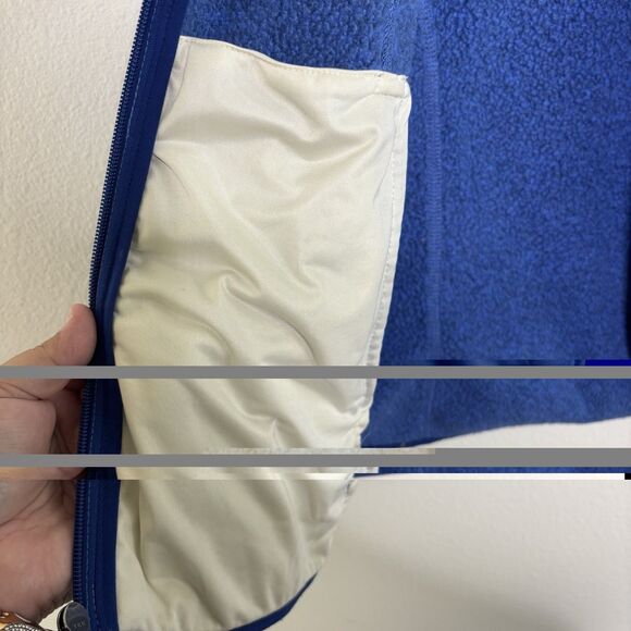 L.L.Bean Women’s Sweater Fleece Full-Zip Jacket Blue Small Cozy Outdoor - Picture 8 of 11